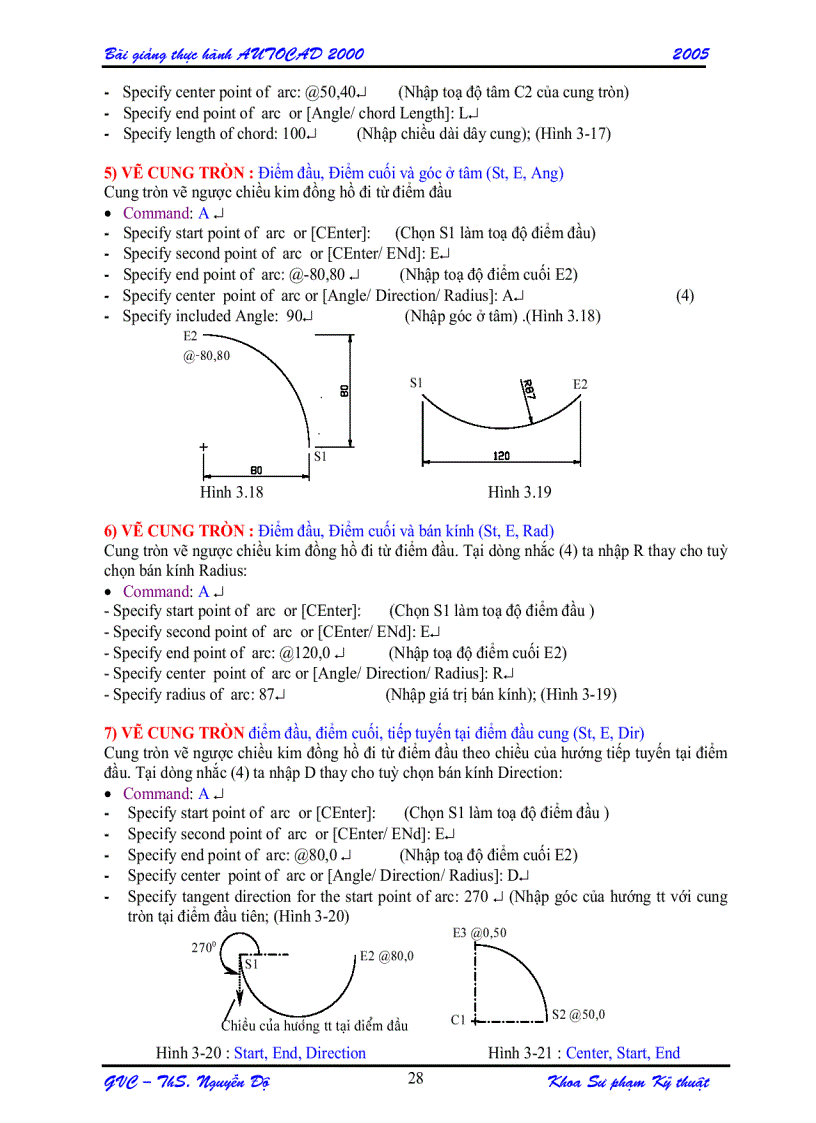 image for page Giáo trình bài giảng Autocad 2000 Đại Học Bách khoa