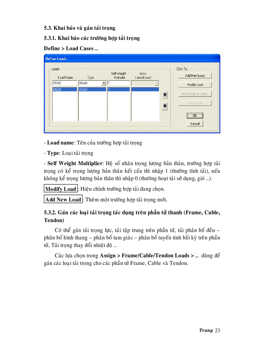 image for page Tài liệu hướng dẫn học SAP2000
