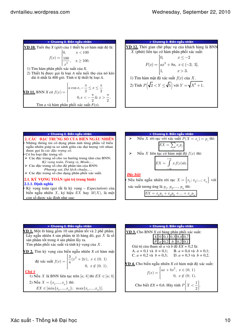 image for page Slides Xác Suất Thống Kê ĐH Công Nghiệp Tp HCM