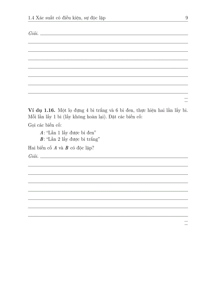 image for page Giáo trình Xác Suất Thống kê ĐH Công Nghiệp