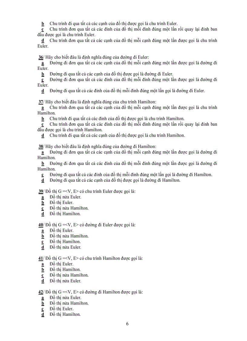 image for page Câu hỏi trắc nghiệm toán rời rạc 1 và 2 1