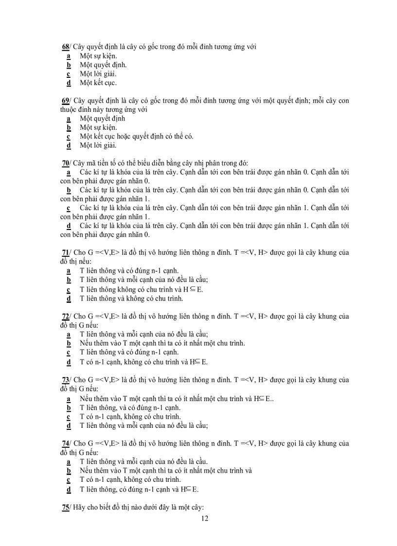 image for page Câu hỏi trắc nghiệm toán rời rạc 1 và 2 1