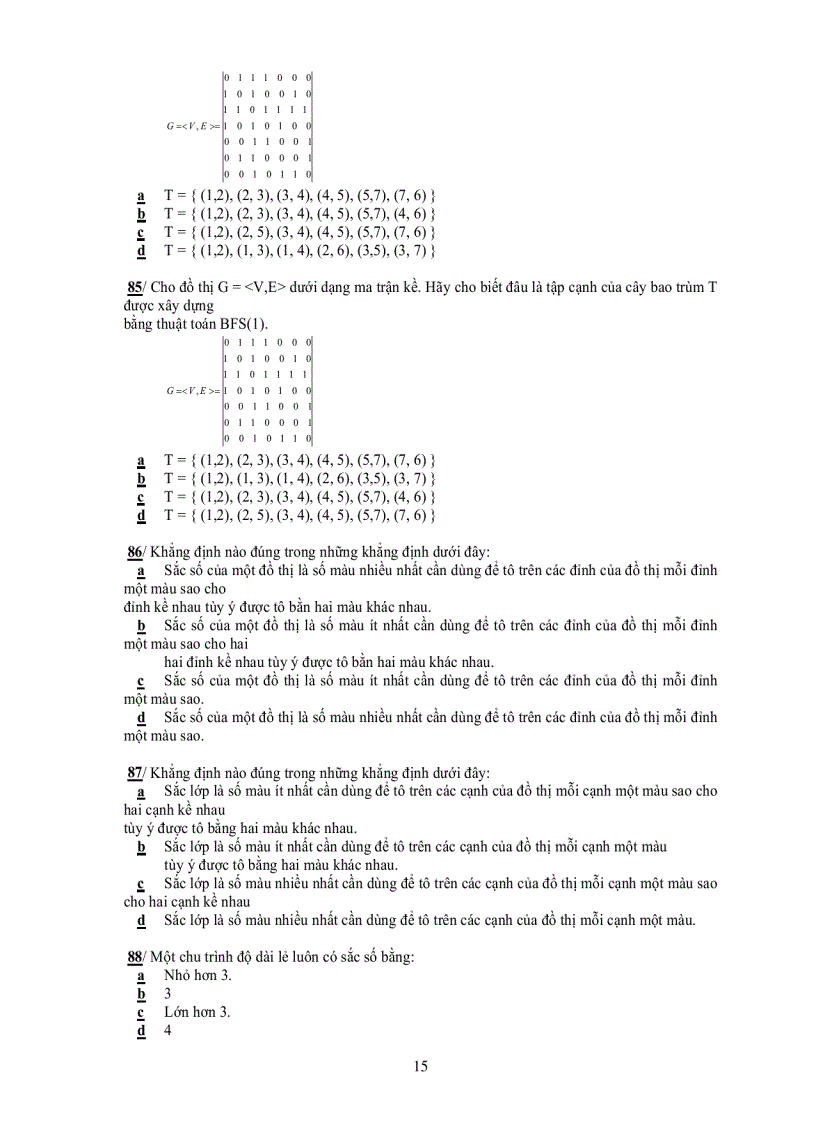 image for page Câu hỏi trắc nghiệm toán rời rạc 1 và 2 1