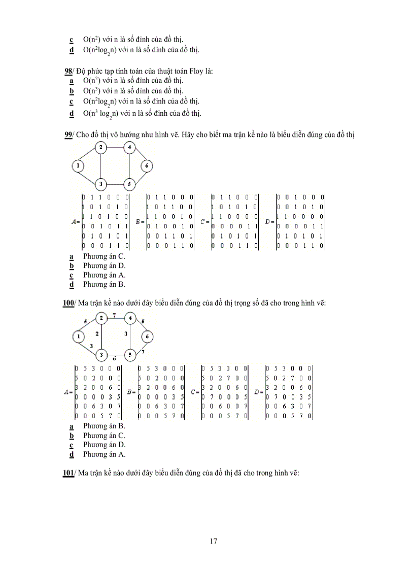 image for page Câu hỏi trắc nghiệm toán rời rạc 1 và 2 1