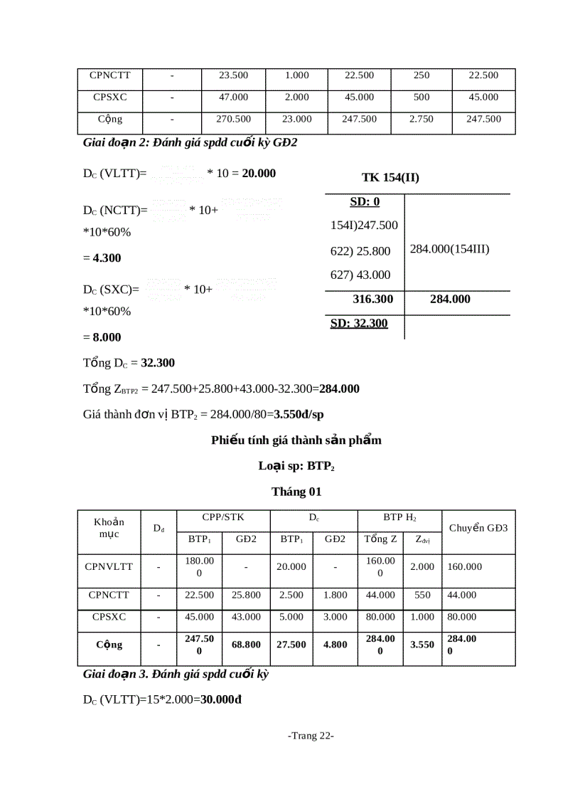 image for page Bài tập kế toán chi phí lời giải
