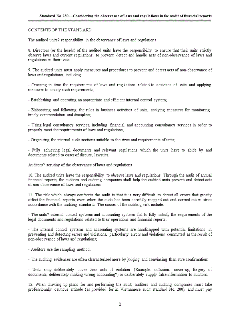 image for page VSA Hệ thống chuẩn mực kiểm toán Việt Nam bằng tiếng Anh