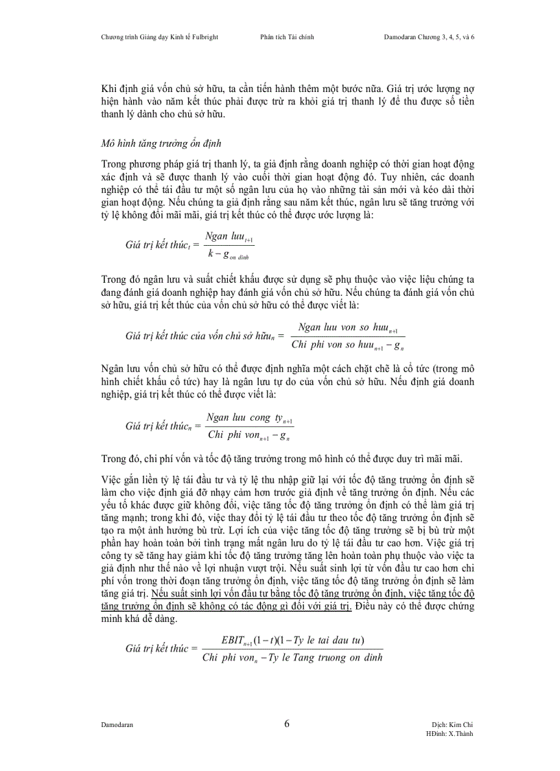 image for page Chương trình Giảng dạy Kinh tế Fulbright Niên khoá 2007 2008 Phân tích Tài Chính