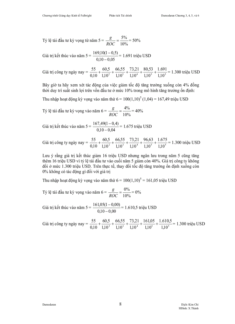 image for page Chương trình Giảng dạy Kinh tế Fulbright Niên khoá 2007 2008 Phân tích Tài Chính