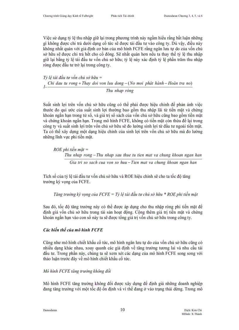 image for page Chương trình Giảng dạy Kinh tế Fulbright Niên khoá 2007 2008 Phân tích Tài Chính