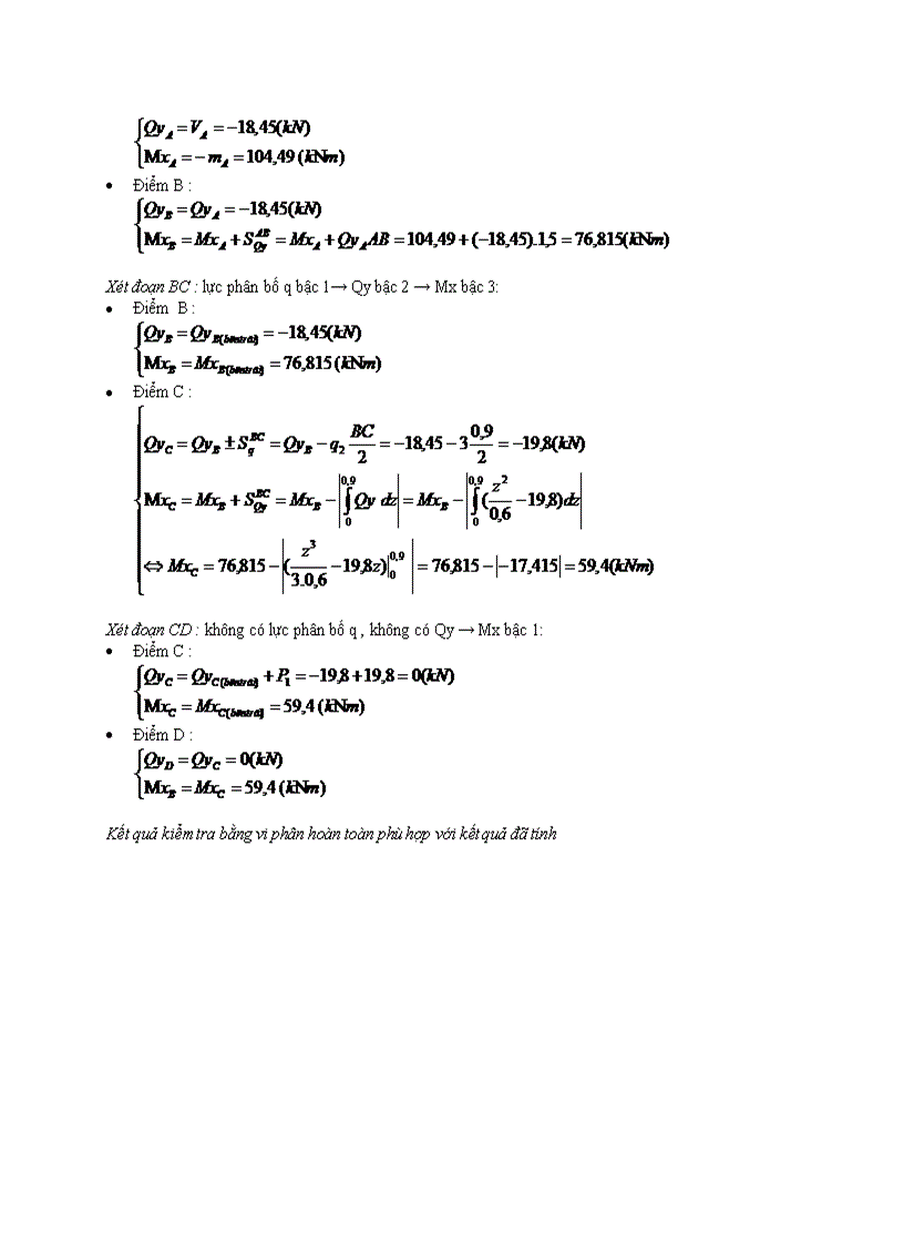 image for page Vẽ Biểu Đồ Nội Lực trong Sức Bền Vật Liệu