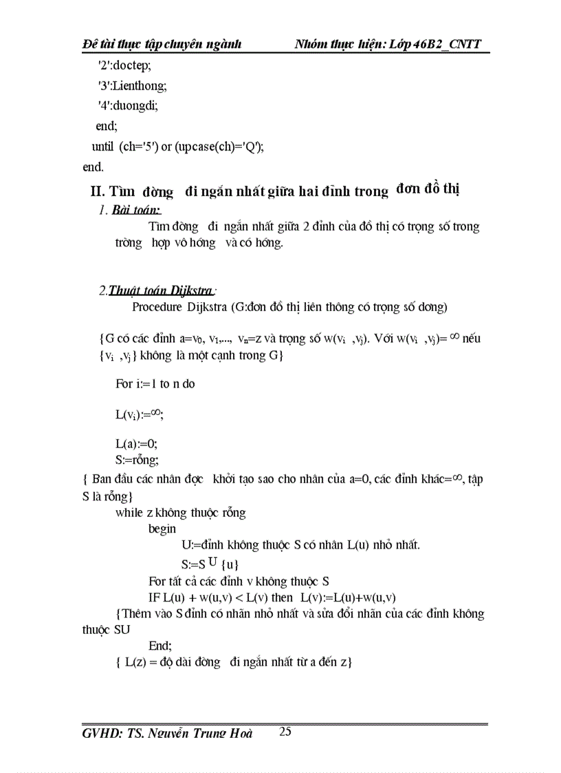 image for page Báo cáo thực tập Lý thuyết đồ thị trong toán học