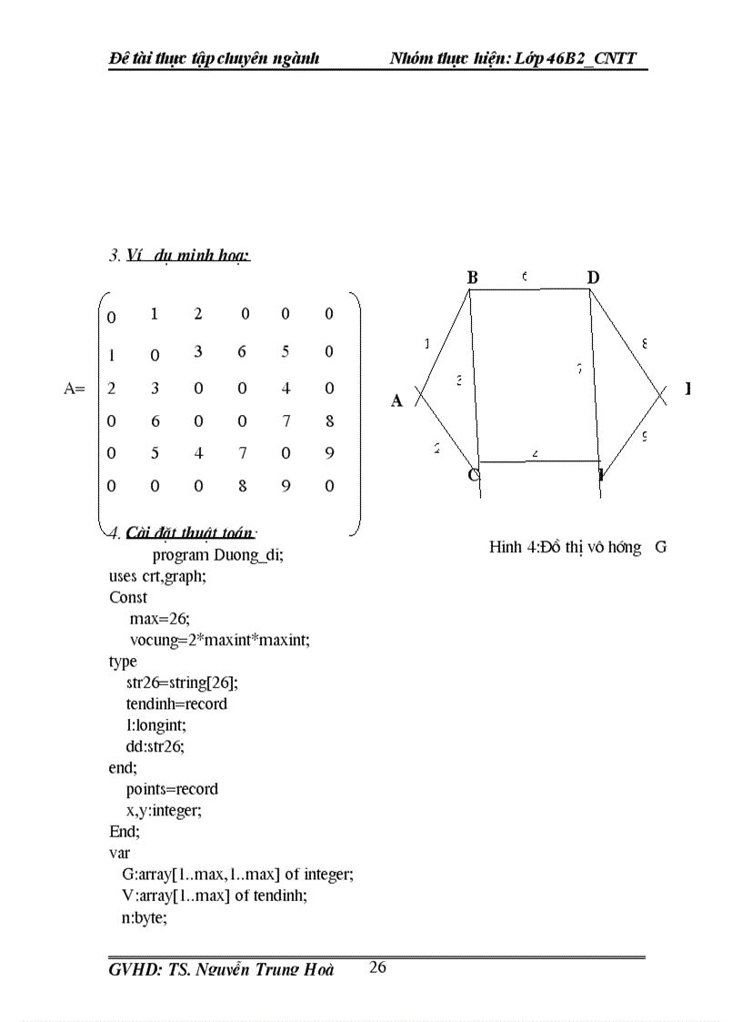 image for page Báo cáo thực tập Lý thuyết đồ thị trong toán học