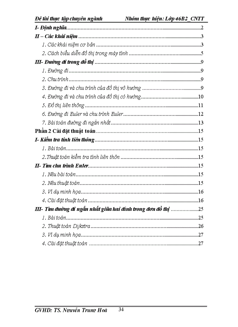 image for page Báo cáo thực tập Lý thuyết đồ thị trong toán học