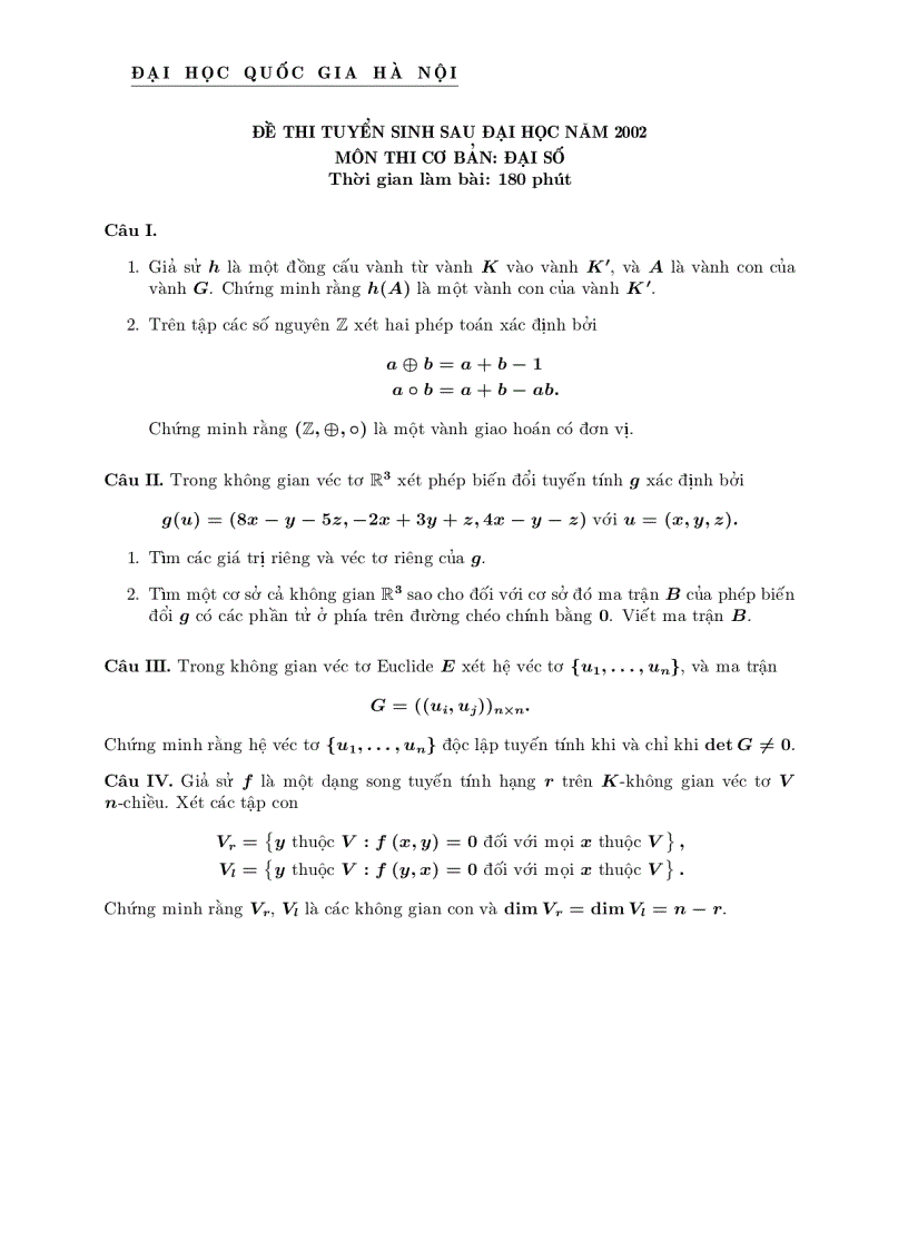 image for page Đề thi cao học toán từ 1998 đến 2008