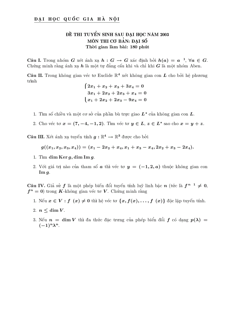 image for page Đề thi cao học toán từ 1998 đến 2008
