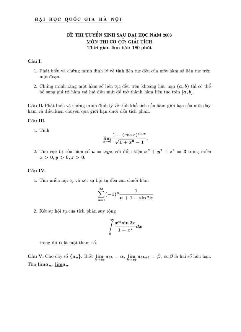 image for page Đề thi cao học toán từ 1998 đến 2008
