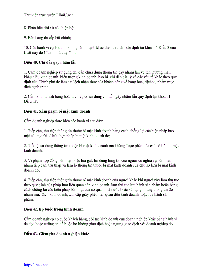 image for page Luật cạnh tranh 2004