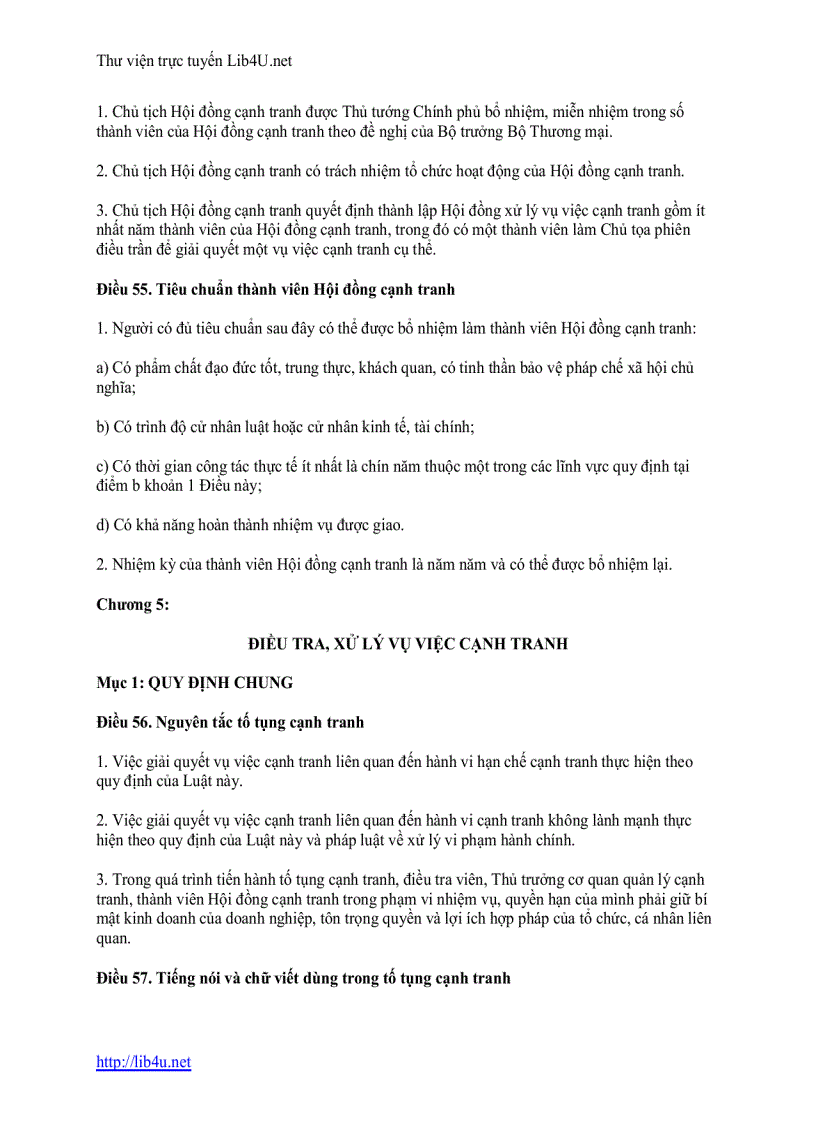 image for page Luật cạnh tranh 2004