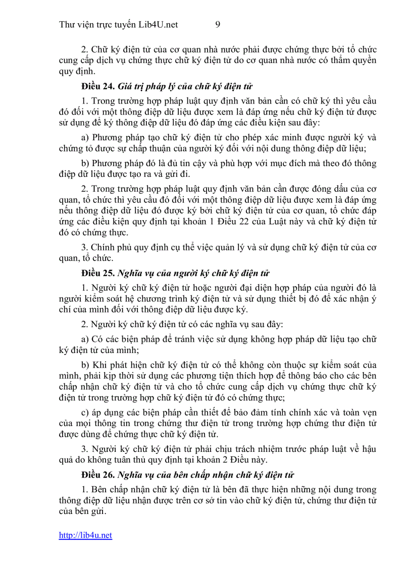 image for page Luật giao dịch điện tử 2005