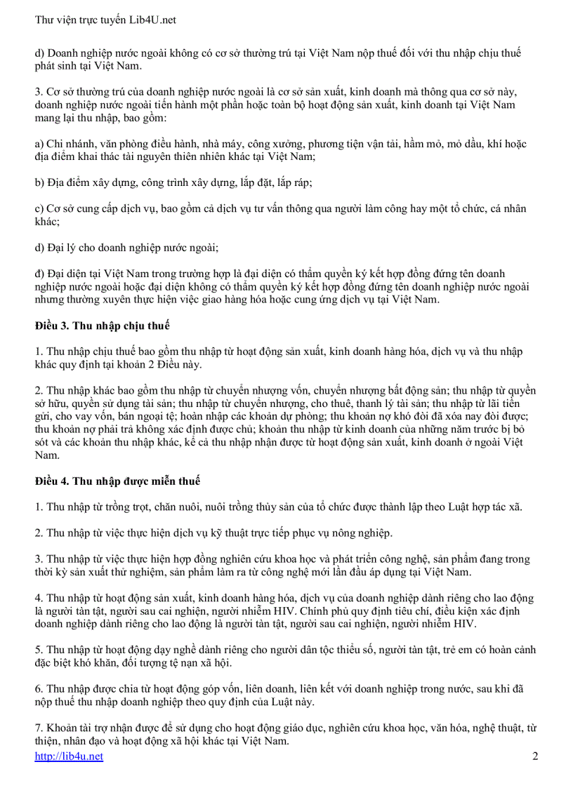 image for page Luật thuế thu nhập doanh nghiệp 2008