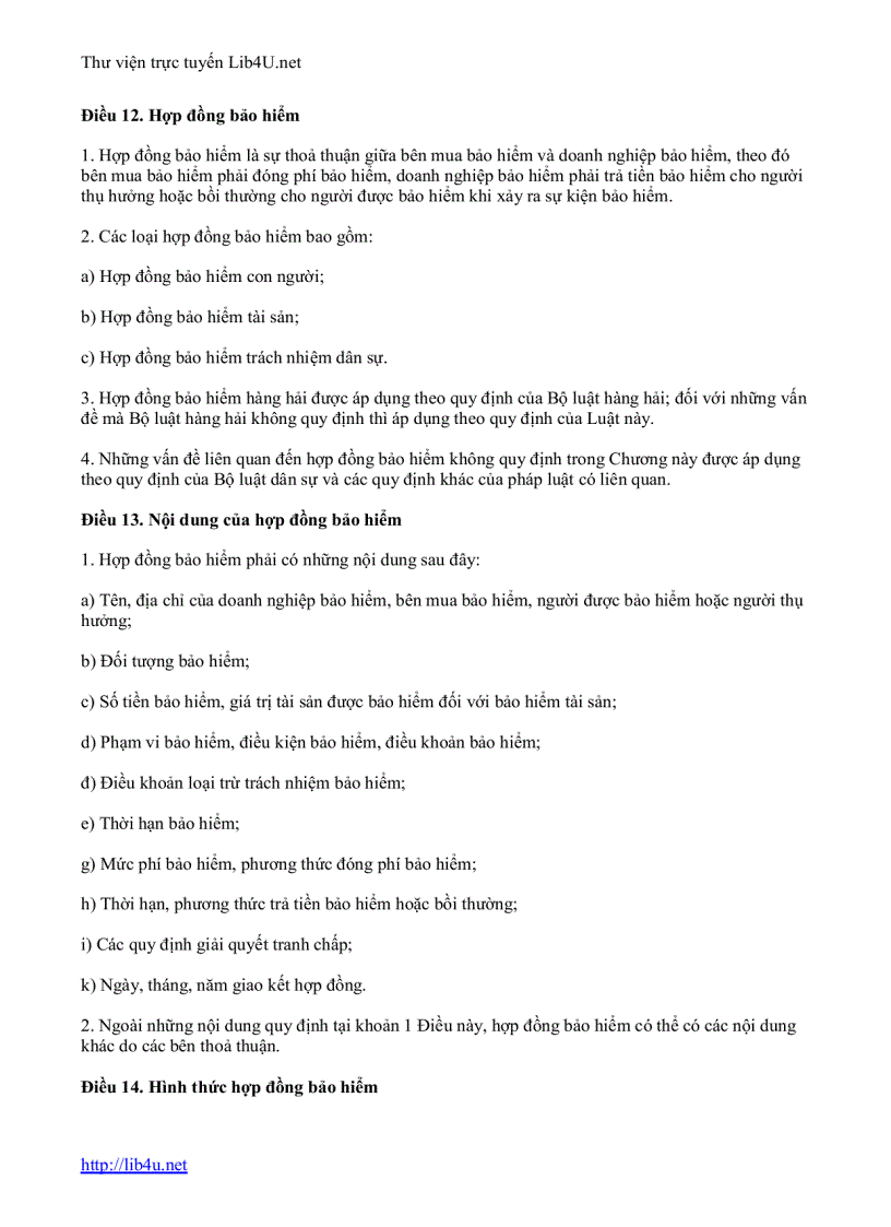 image for page Luật kinh doanh bảo hiểm 2000