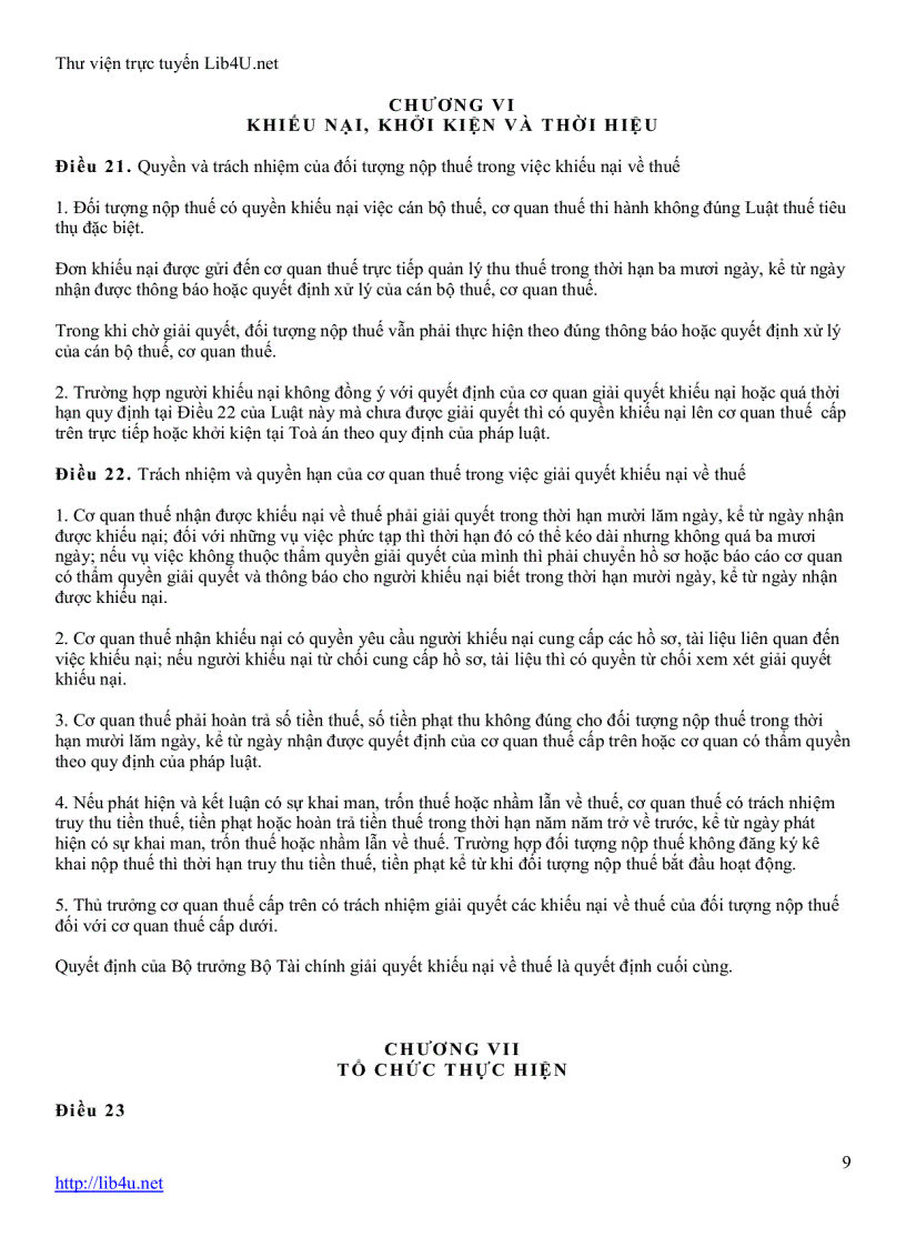 image for page Luật thuế tiêu thụ đặc biệt 2005