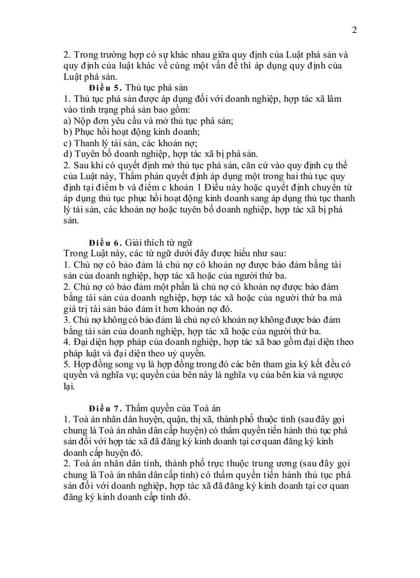 image for page Luật phá sản 2004