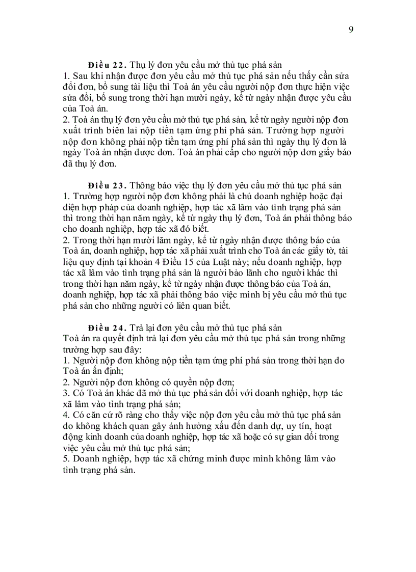 image for page Luật phá sản 2004