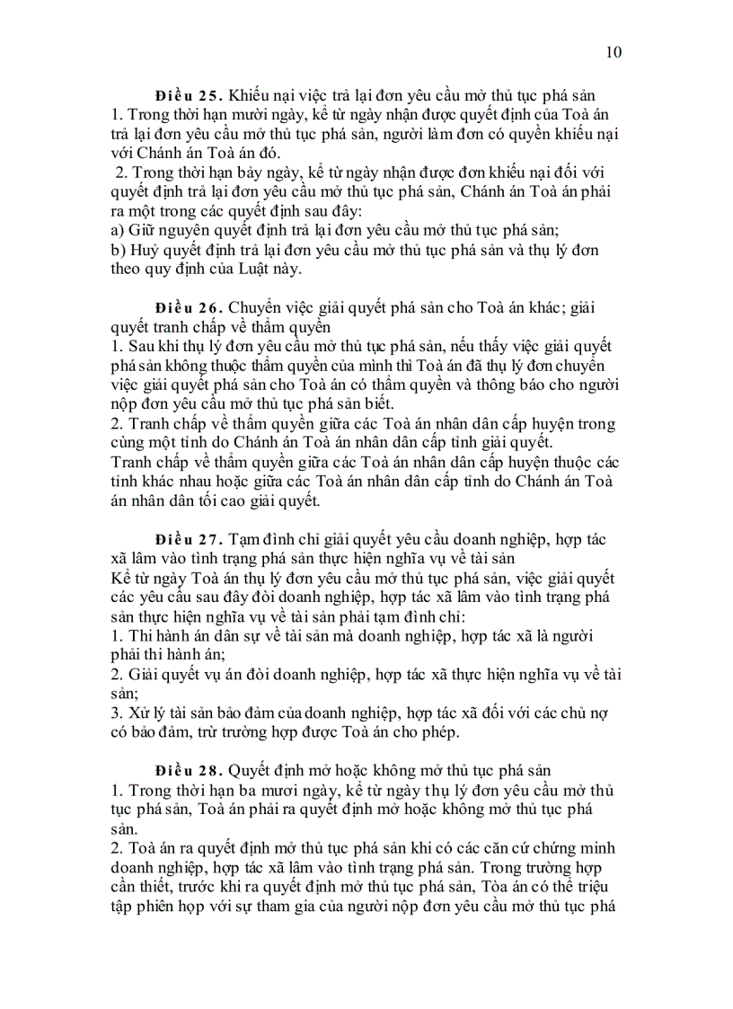 image for page Luật phá sản 2004