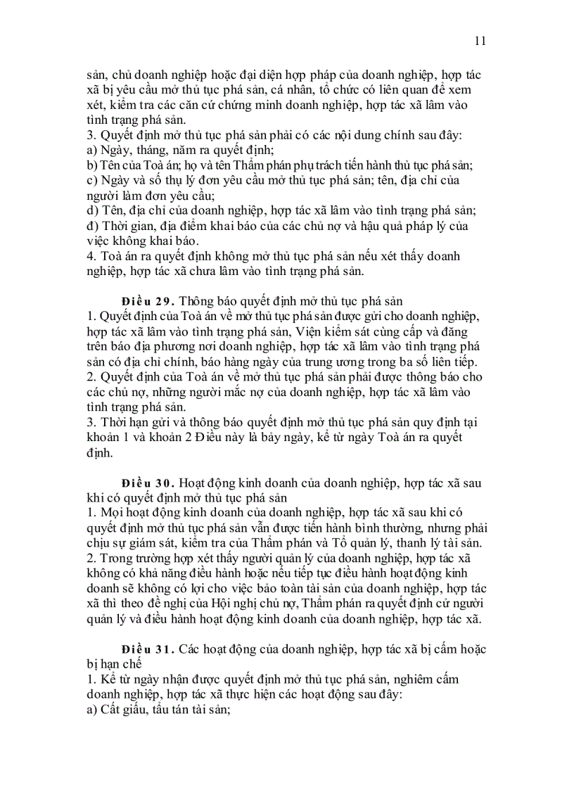 image for page Luật phá sản 2004