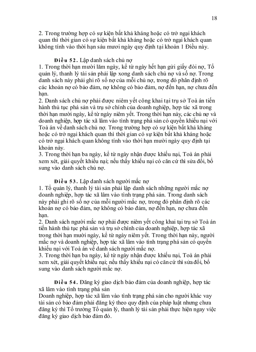 image for page Luật phá sản 2004