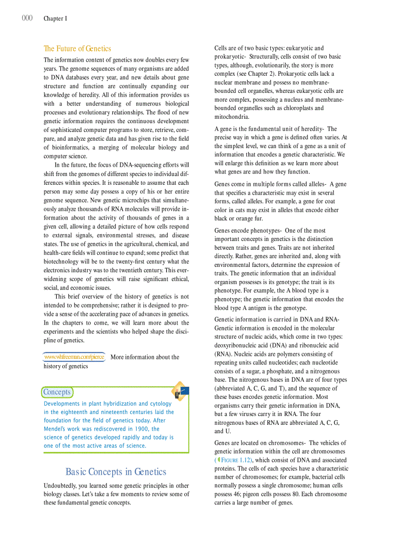 image for page Genetics A conceptual approach 3rd edition