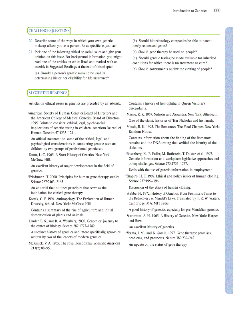 image for page Genetics A conceptual approach 3rd edition