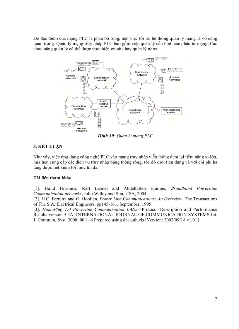 image for page Tài Liệu Công Nghệ PLC Trong Mạng Truy Nhập Viễn Thông Ngô Bình Minh