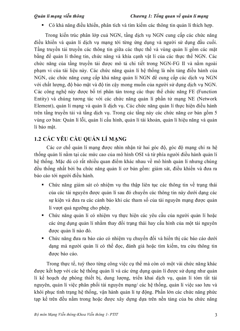 image for page Bài Giảng Quản Lý Mạng Viễn Thông Học Viện Công Nghệ Bưu Chính Viễn Thông