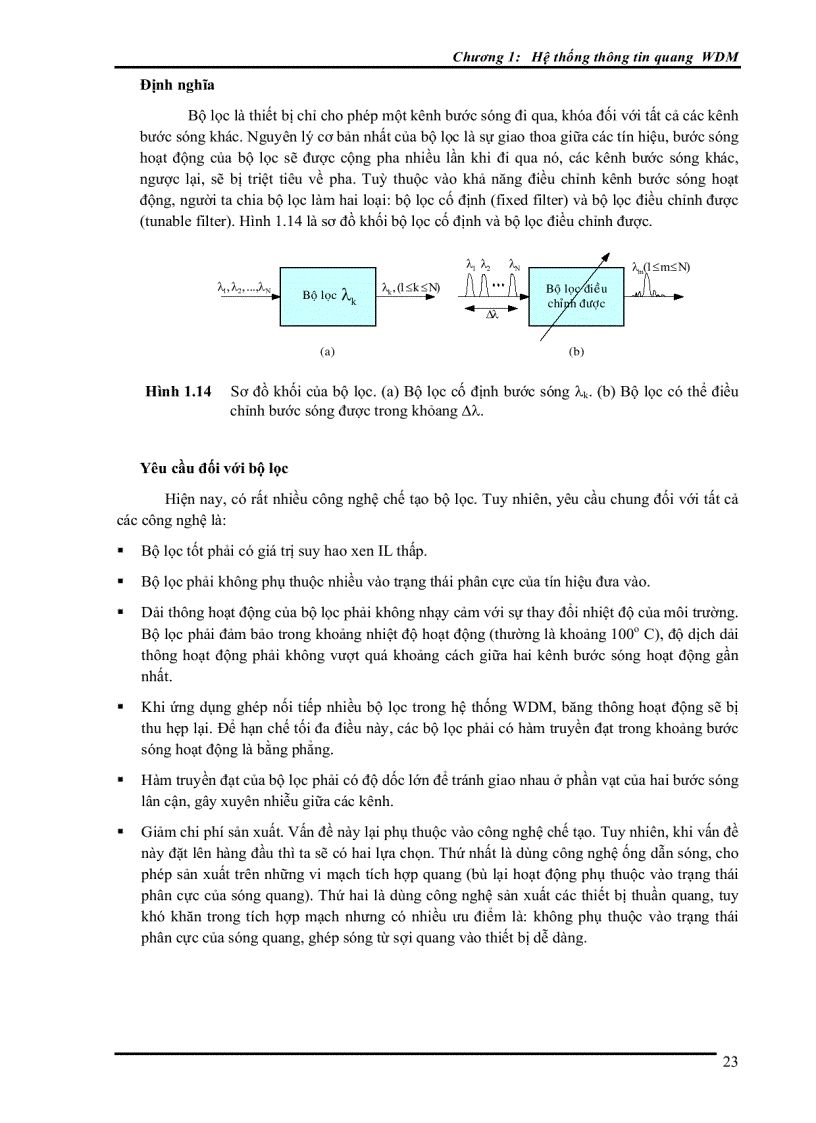 image for page Giáo Trình Kỹ Thuật Thông Tin Quang II Học Viện Công Nghệ Bưu chính VT
