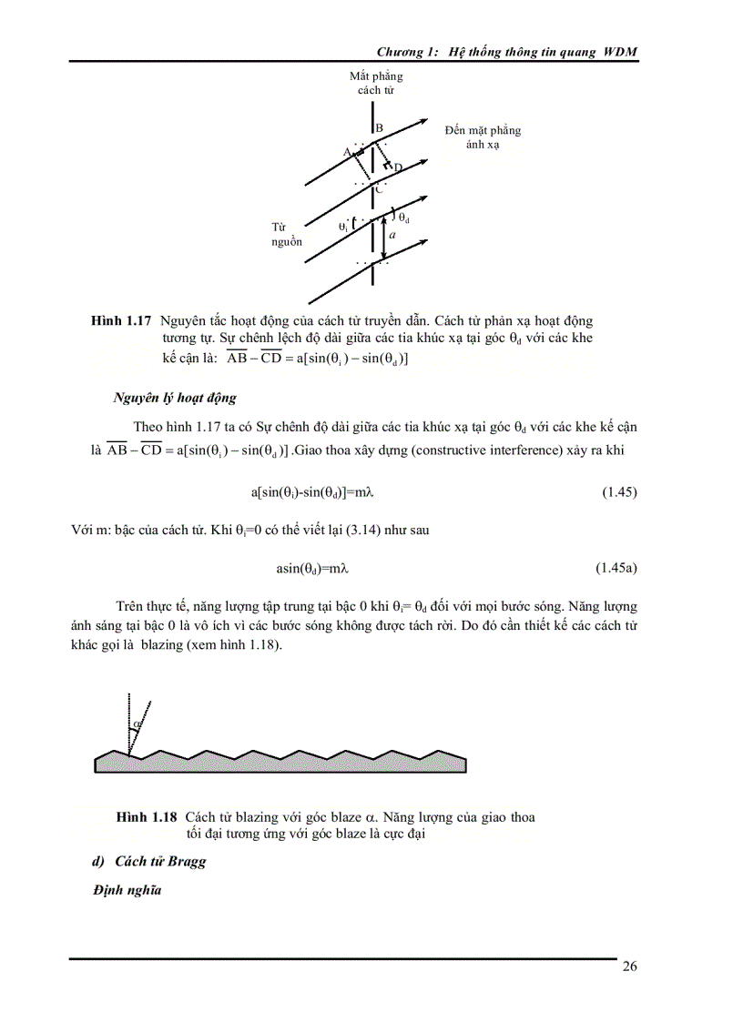 image for page Giáo Trình Kỹ Thuật Thông Tin Quang II Học Viện Công Nghệ Bưu chính VT