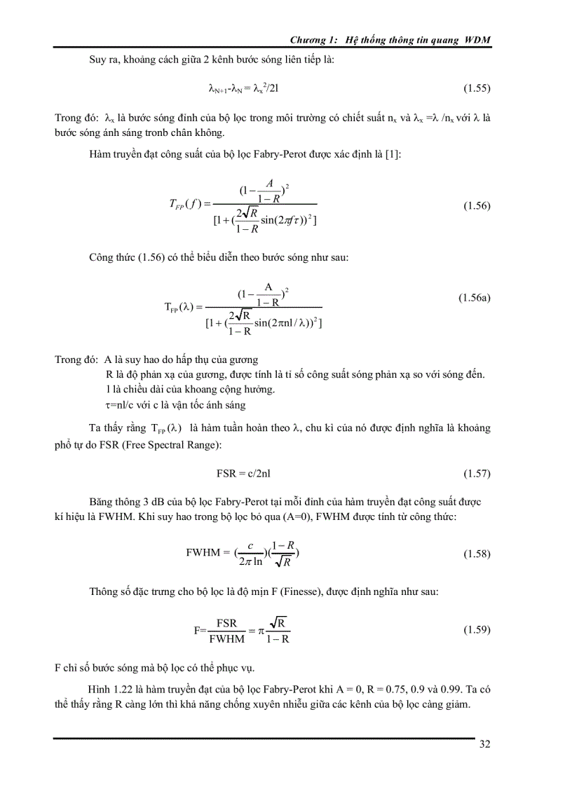 image for page Giáo Trình Kỹ Thuật Thông Tin Quang II Học Viện Công Nghệ Bưu chính VT