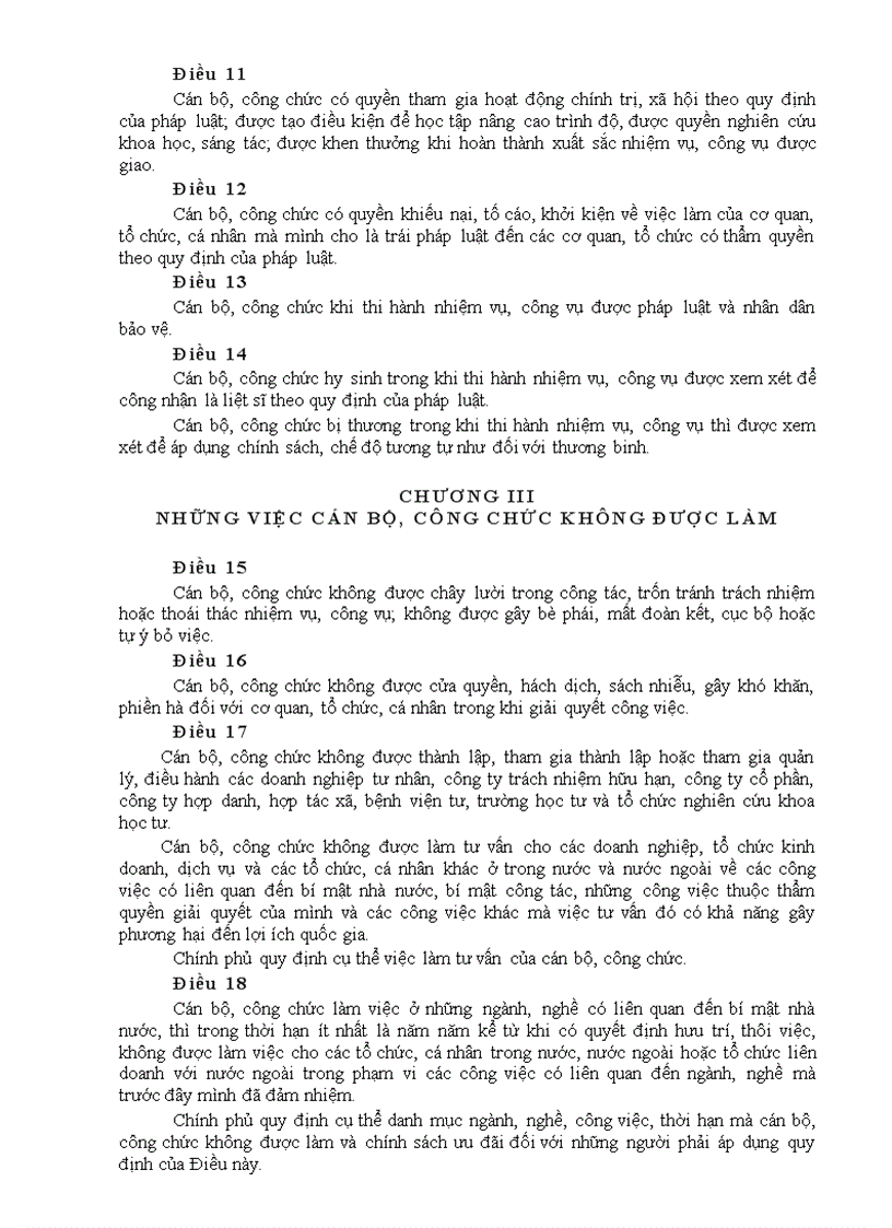 image for page Tài liệu ôn thi công chức năm 2011 phần hành chính và luật