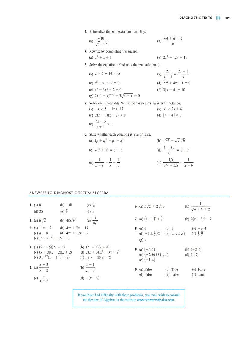image for page Calculus Early Transcendentals 6th edition by James Steward