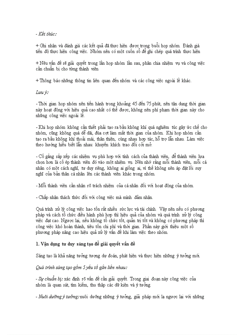 image for page Một số vấn đề cơ bản về phương pháp làm việc theo nhóm