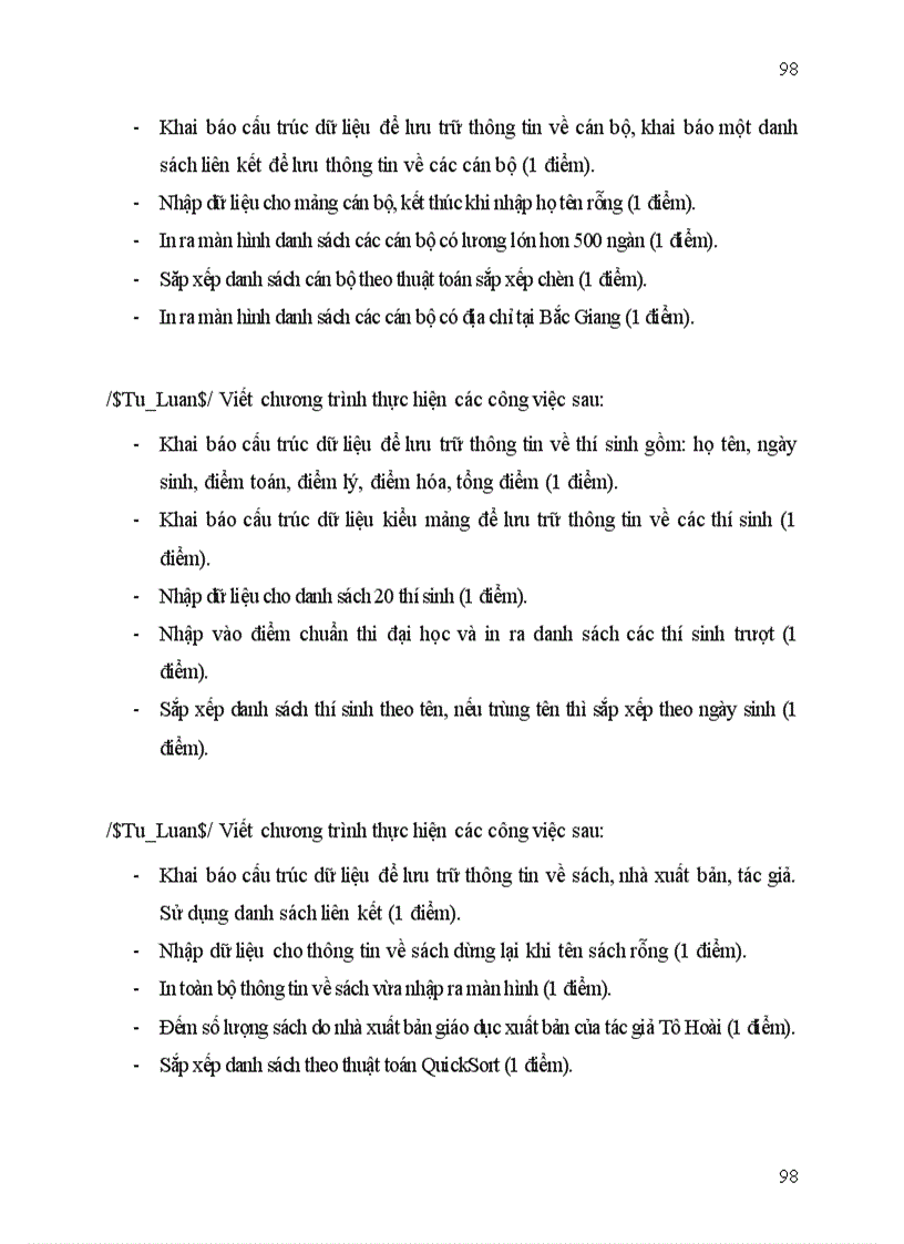 image for page Đề cương ôn toán rời rạc Môn Toán Rời Rạc và Lập Trình Có Cấu Trúc 110 trang