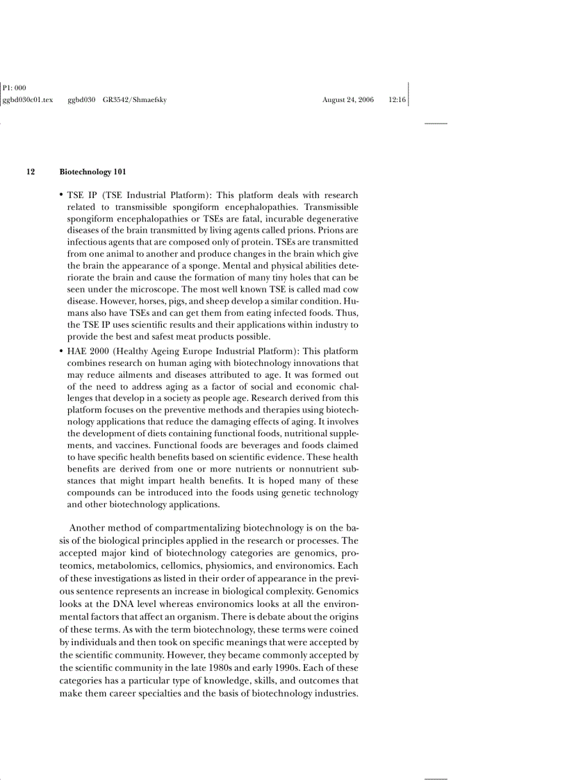 image for page Biotechnology 101