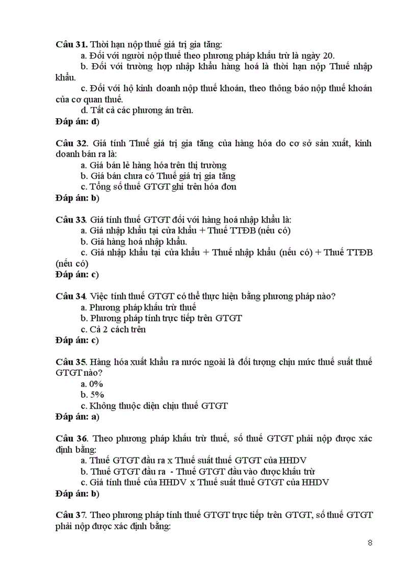 image for page Đề thi công chức Bộ đề thi và đáp án thi trắc nghiệm trực tuyến ngành Thuế 70 câu