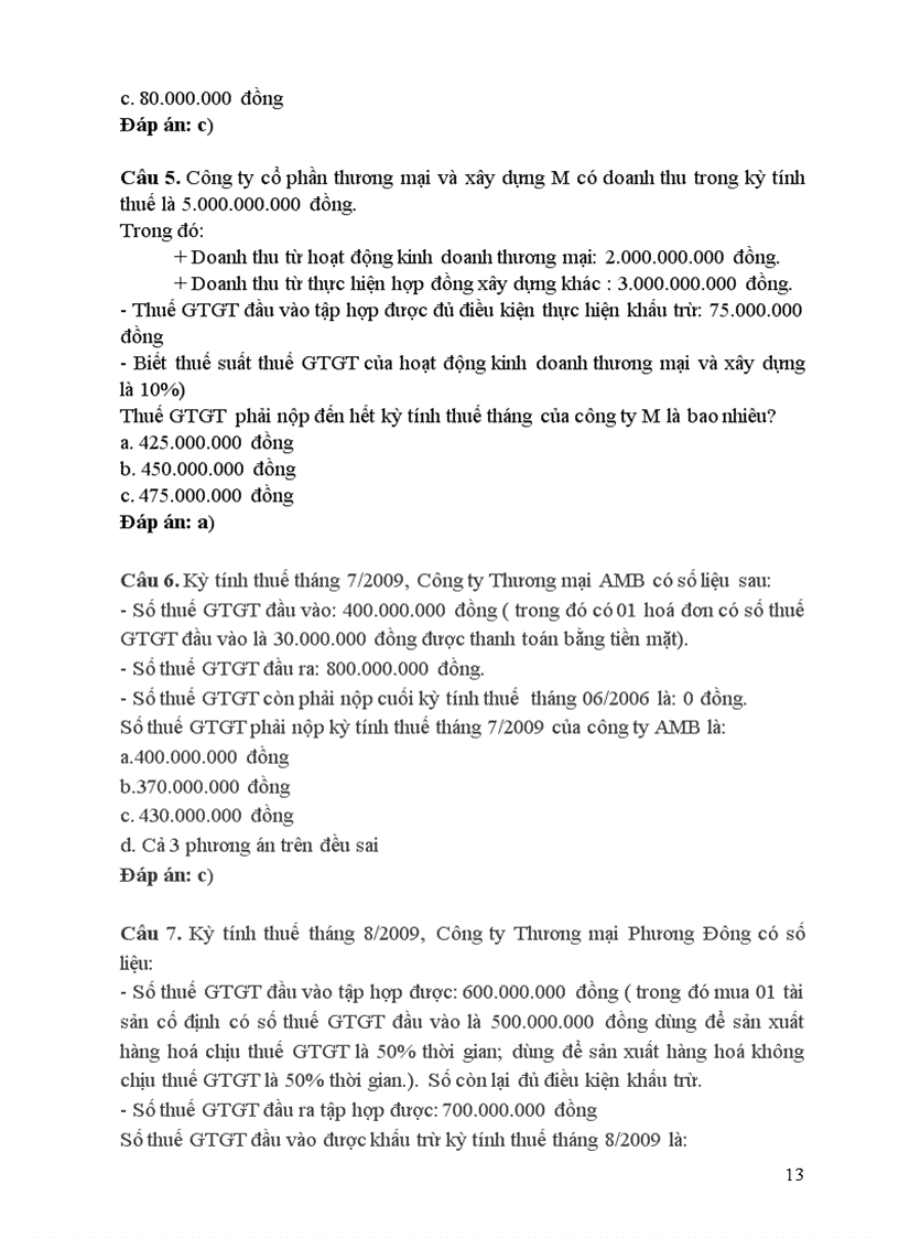 image for page Đề thi công chức Bộ đề thi và đáp án thi trắc nghiệm trực tuyến ngành Thuế 70 câu