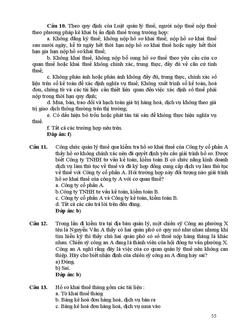 image for page Đề thi công chức Bộ đề thi và đáp án thi trắc nghiệm trực tuyến ngành Thuế 70 câu
