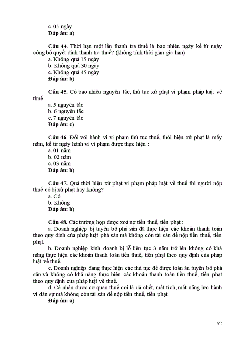 image for page Đề thi công chức Bộ đề thi và đáp án thi trắc nghiệm trực tuyến ngành Thuế 70 câu