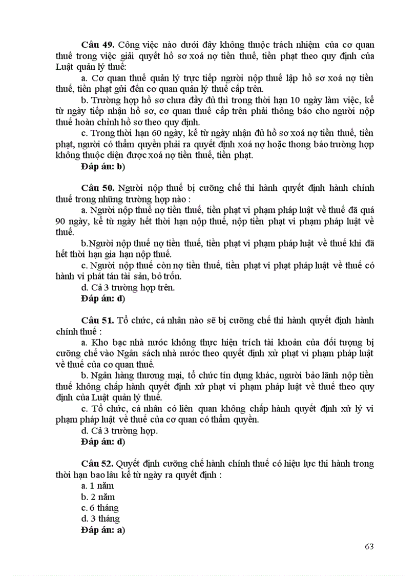 image for page Đề thi công chức Bộ đề thi và đáp án thi trắc nghiệm trực tuyến ngành Thuế 70 câu