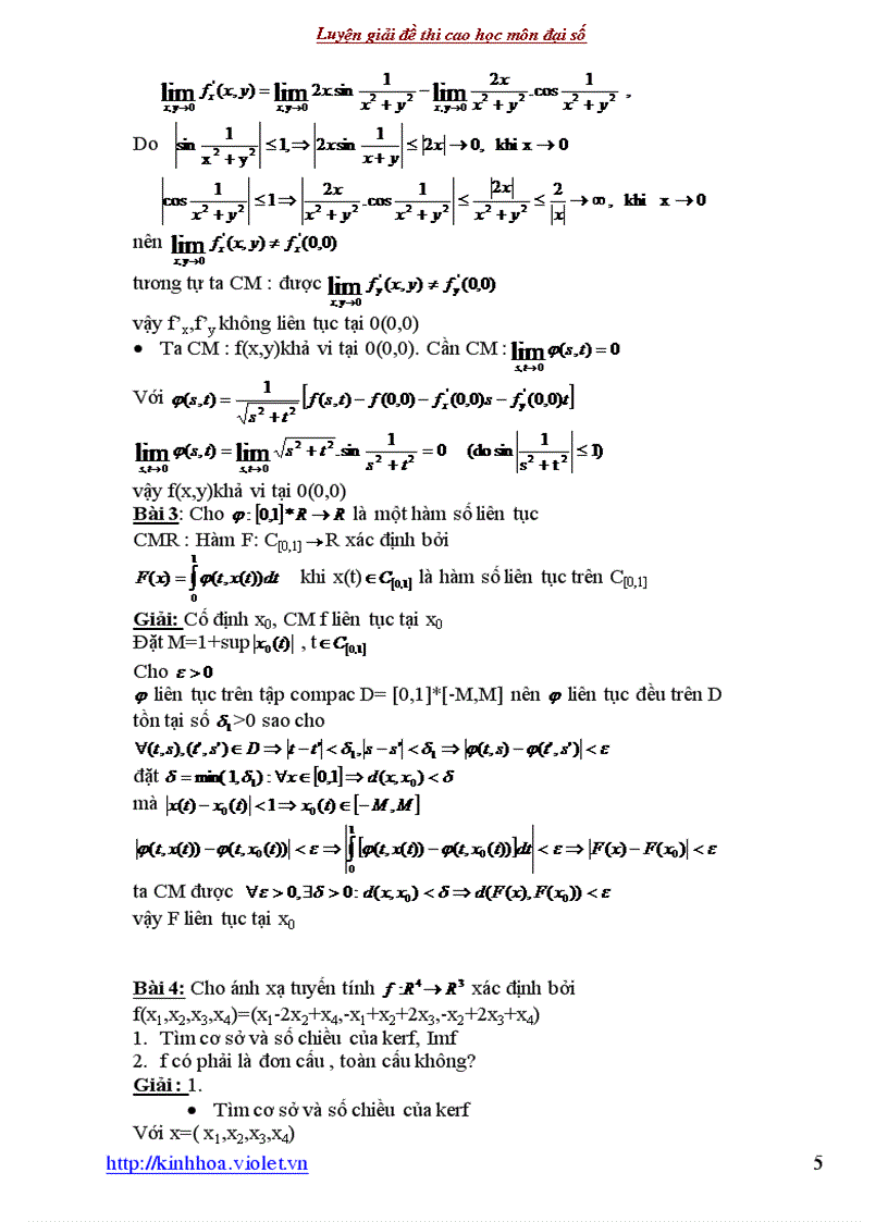 image for page Tổng hợp đề thi cao học toán có đáp án