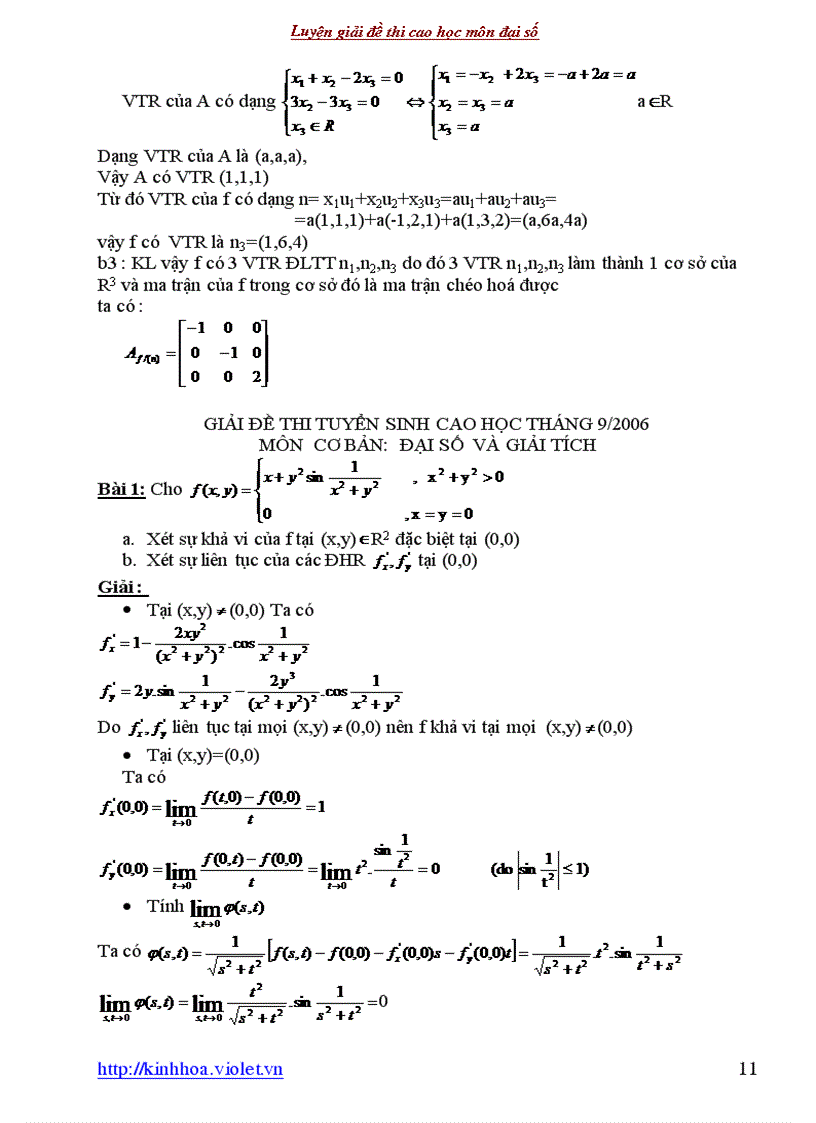image for page Tổng hợp đề thi cao học toán có đáp án
